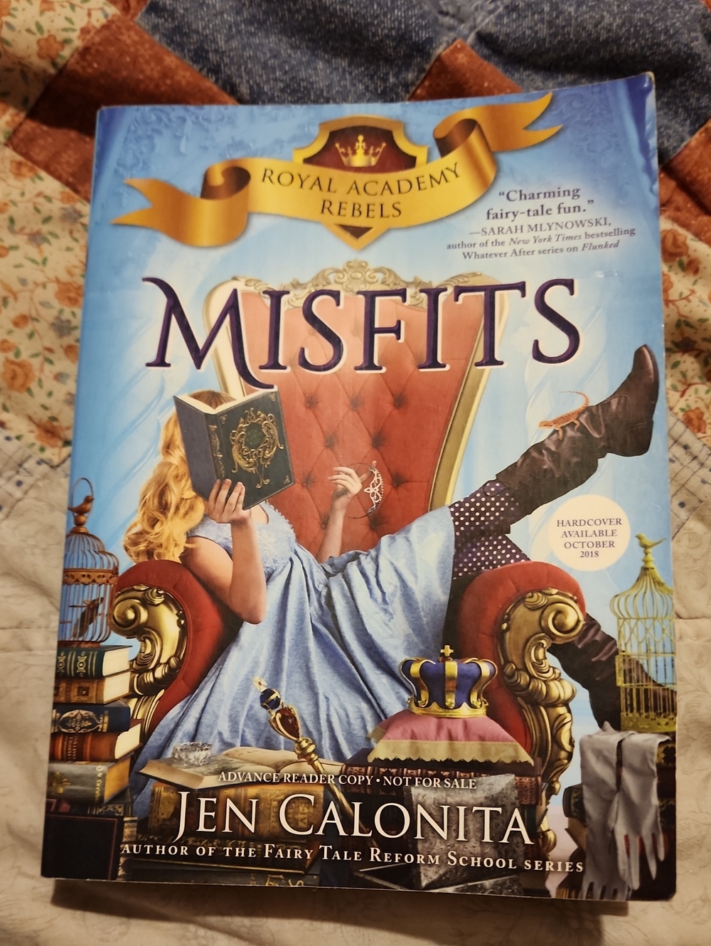 Misfits Royal Academy Rebels By Jen Calonita Paperback Signed